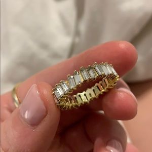 adinas jewels swarovski crystal eternity band